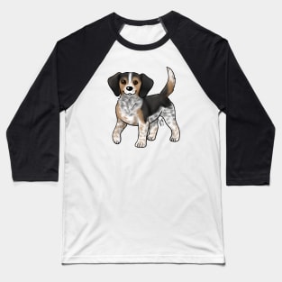 Dog - Queen Elizabeth Pocket Beagle - Blue Tick Baseball T-Shirt